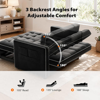 Amada Sleeper Sofa Bed, Convertible Pull Out Couch