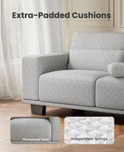 Load image into Gallery viewer, Amada 89&quot; Sofa, 3 Seater Couch for Living Room, Modern Sofa with Deep Seats &amp; Wide Armrests, Comfy Couch with Removable Washable Covers, Linen Fabric, Easy Assembly
