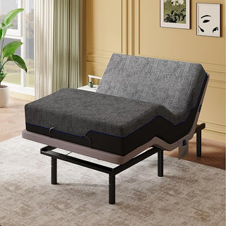 AMADA Adjustable Bed Frame with Massage & Luxury Mattress Set