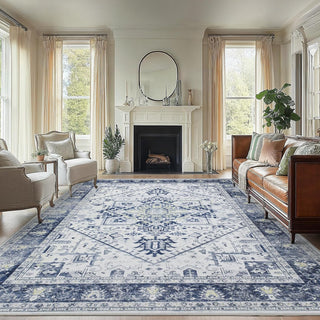 Amada Navy Blue Rug