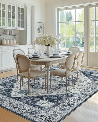 Amada Navy Blue Rug 8x10