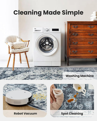 Amada Navy Blue Rug 8x10