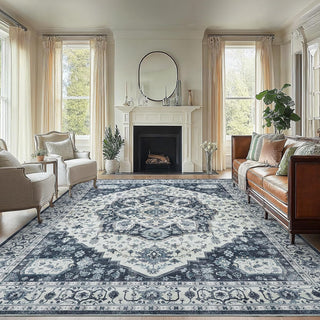 Amada Navy Blue Rug 8x10