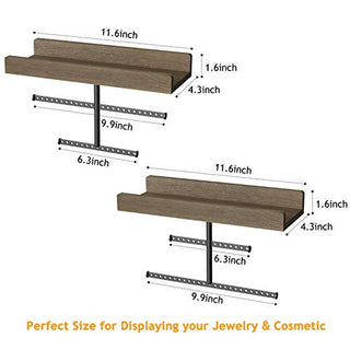 AMJO-02 Hanging Jewelry Organizer for Necklaces, Bracelets, Earrings, Rings