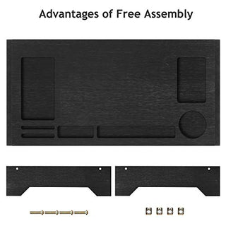 AMBMS02 Bamboo Monitor Stand Riser, Desk Laptop Riser or PC Computer Stand