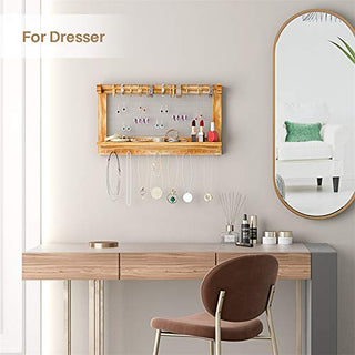 AMJO-04  Wall Mounted Jewelry Display Shelf for Earring, Ring, Necklace, Bracelet