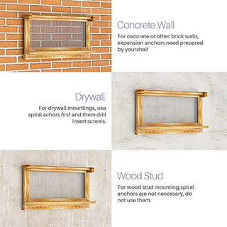 AMJO-04  Wall Mounted Jewelry Display Shelf for Earring, Ring, Necklace, Bracelet