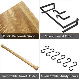 AMFS09 Floating Storage Shelf for Bathroom, Kitchen, Living Room, Bedroom