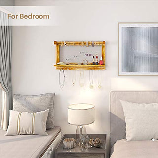 AMJO-04  Wall Mounted Jewelry Display Shelf for Earring, Ring, Necklace, Bracelet