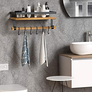AMFS09 Floating Storage Shelf for Bathroom, Kitchen, Living Room, Bedroom
